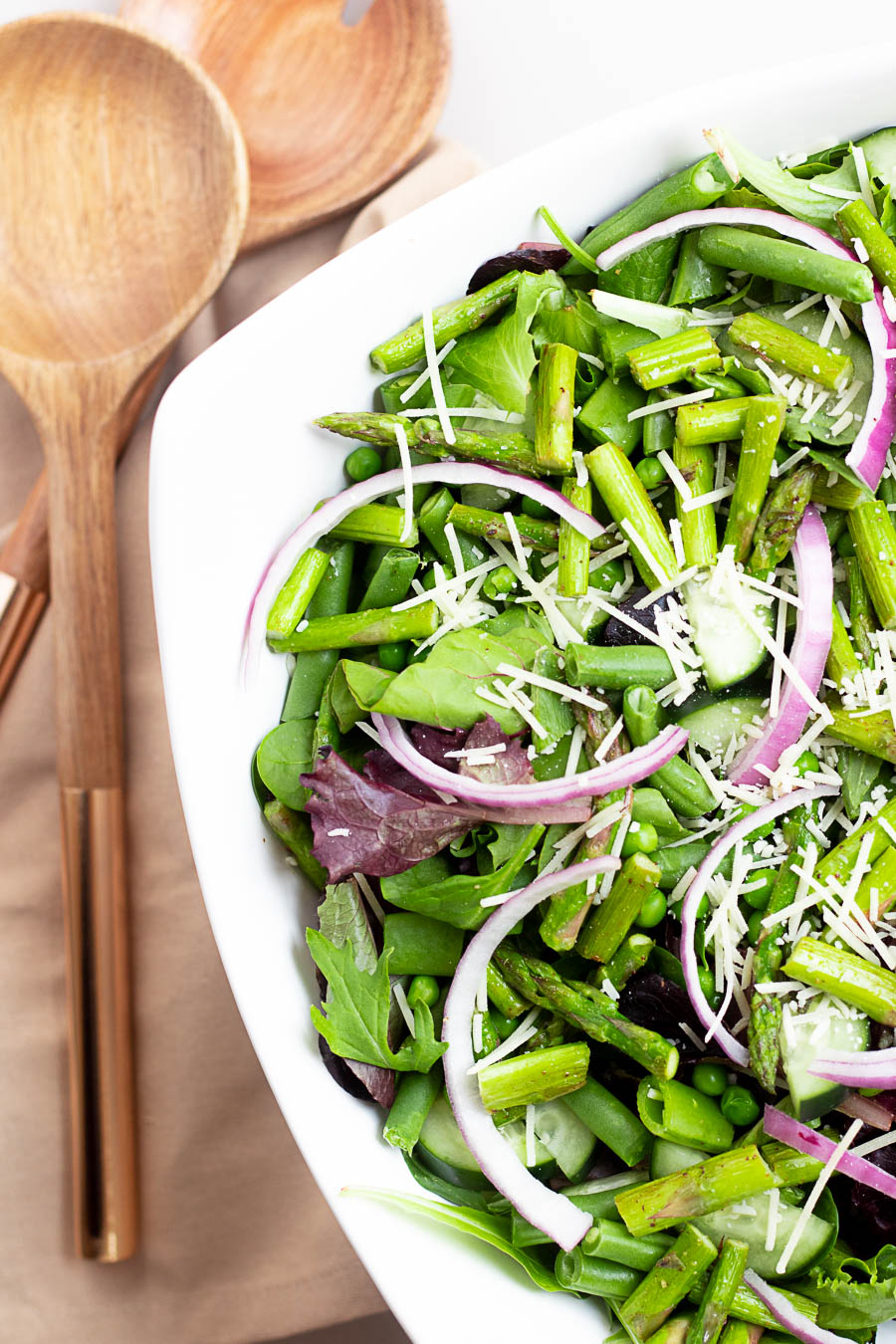 Spring Greens Salad bits and bites