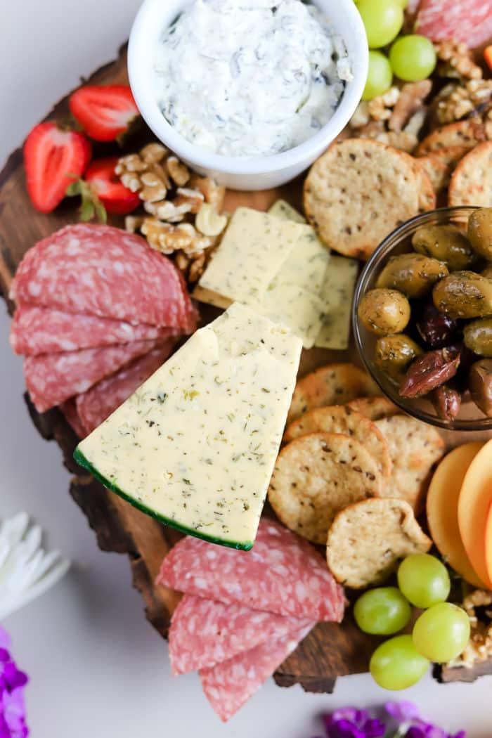 If you know me, you know I love a good charcuterie board. Sometimes it is fun to put together these huge displays, and other times, a small charcuterie board for two is all you need for a girls' night or date night.