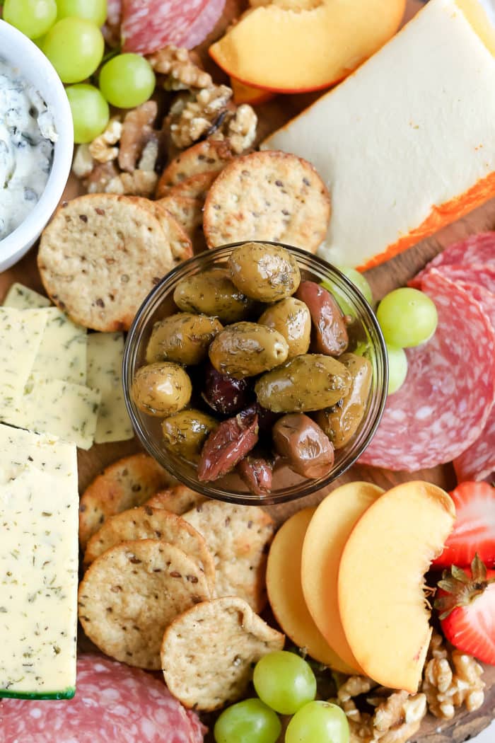 If you know me, you know I love a good charcuterie board. Sometimes it is fun to put together these huge displays, and other times, a small charcuterie board for two is all you need for a girls' night or date night.