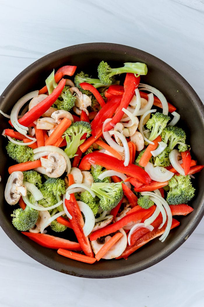 What should I add to my stir fry? I love adding as much color and vegetables possible!