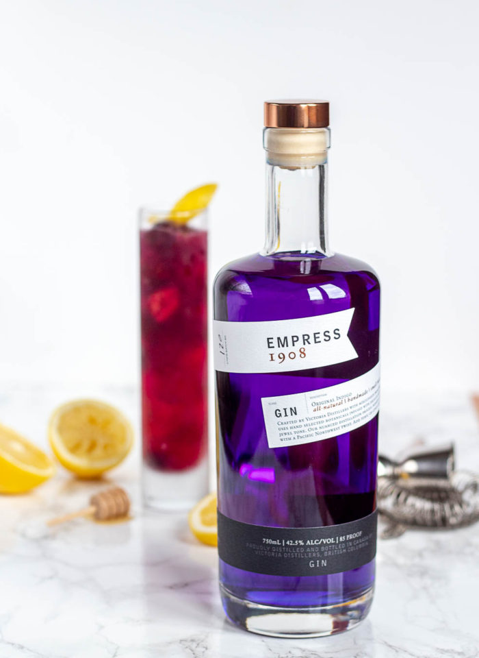 BEE'S KNEES EMPRESS GIN COCKTAIL RECIPE - bits and bites