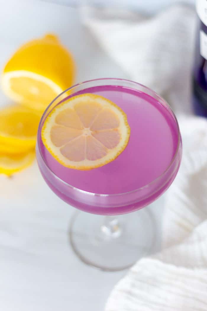 The Bee's Knees cocktail with Empress Gin is one of the prettiest gin cocktail recipes you can make. Not to mention, it's incredibly easy being a three-ingredient cocktail recipe, I guarantee you have everything you'll need to make this!