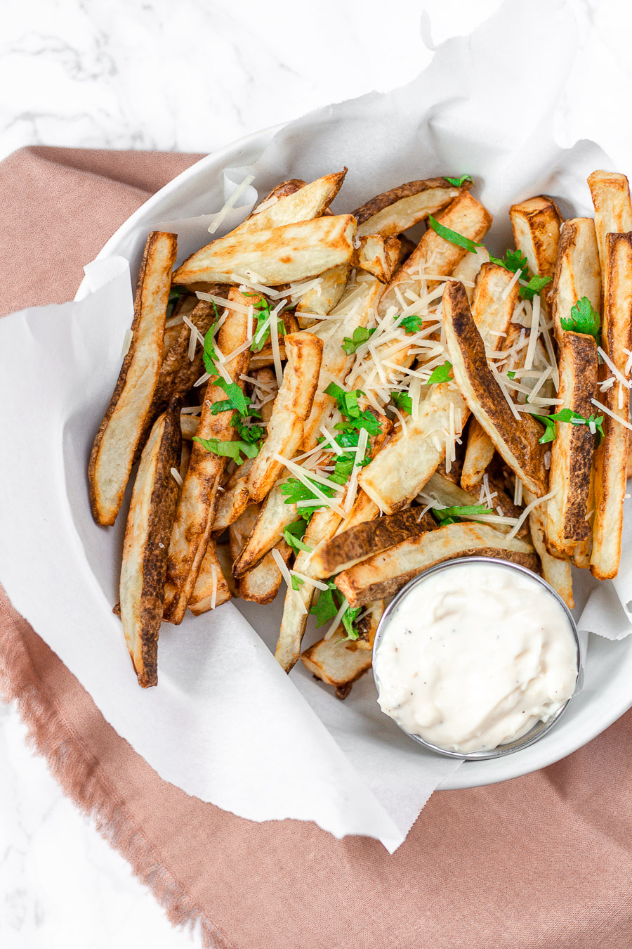 garlic fries recipe air fryer