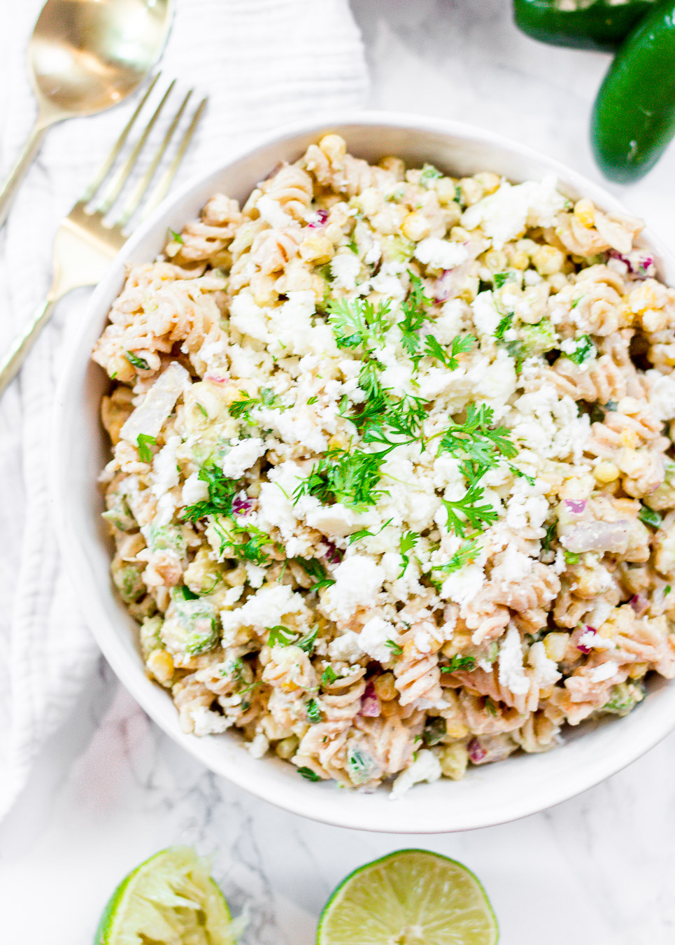 Mexican Street Corn Pasta Salad Bits And Bites