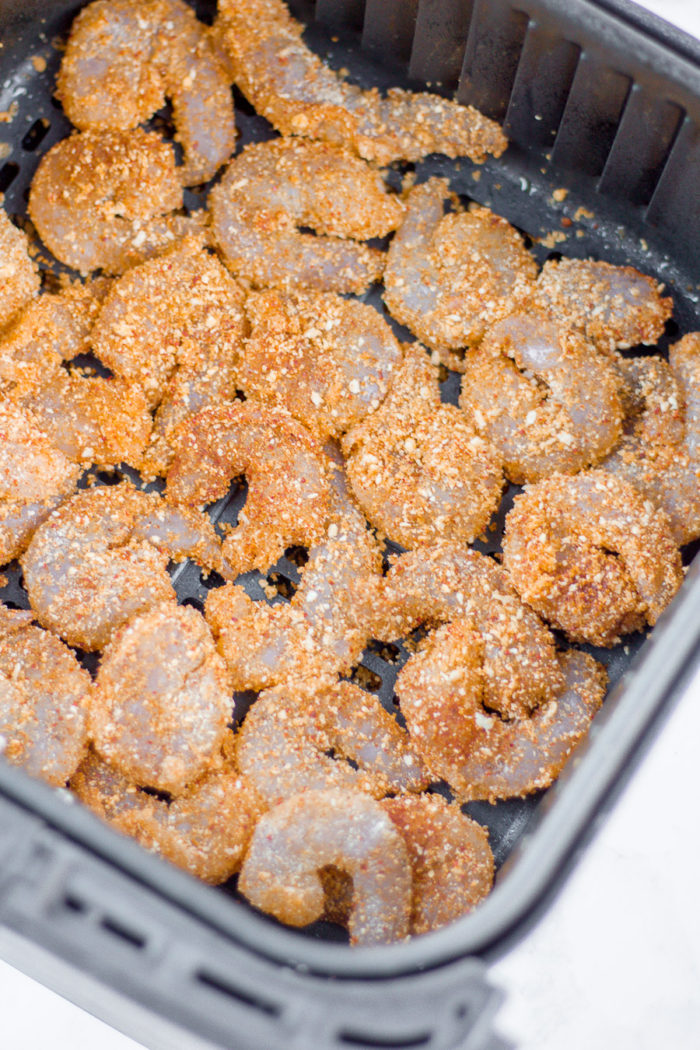 air fryer breaded shrimp recipe by bits and bites