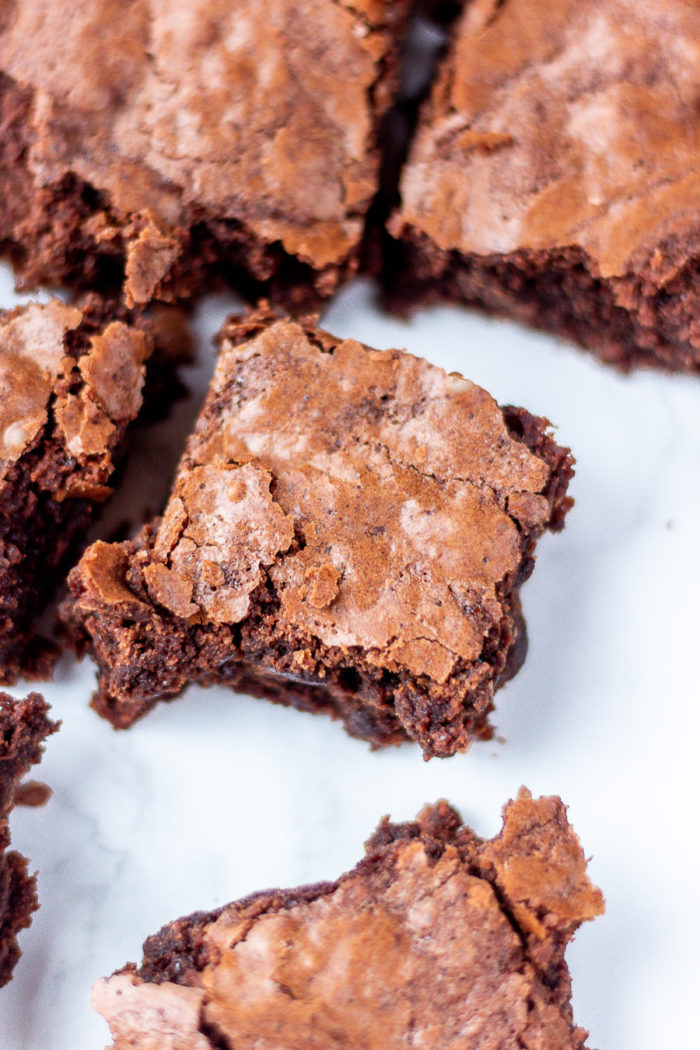 These are the best box brownie hacks! I'll show you all the ways that you can make box brownie mix taste homemade, and everyone will love them. by bits and bites #boxbrowniehacks #boxbrownierecipe