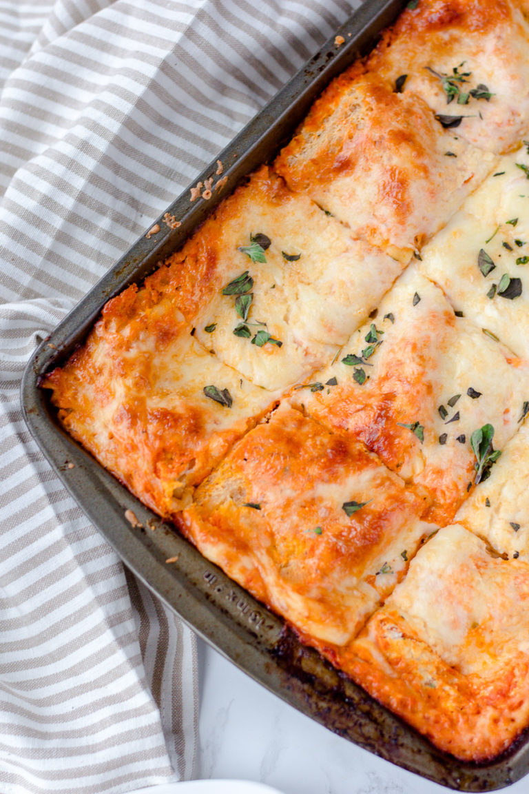 Easy Oven Ready Lasagna (no-boil noodles!)