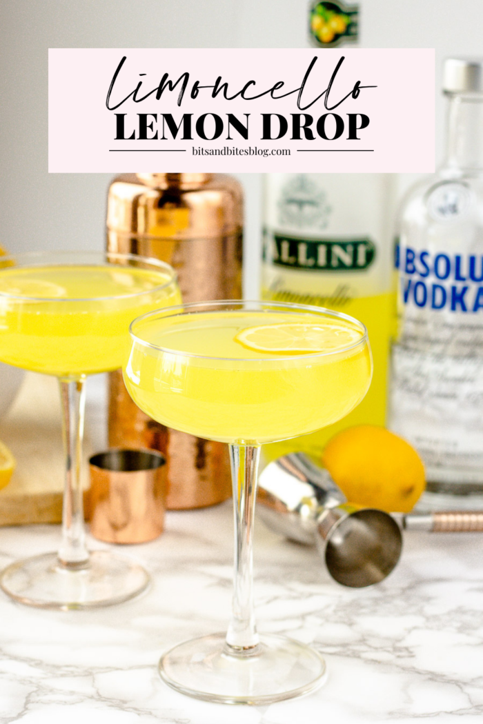 This lemon drop martini with limoncello is one of the best lemon drop martini recipes! Plus, I love a good limoncello cocktail recipe, you can never go wrong.