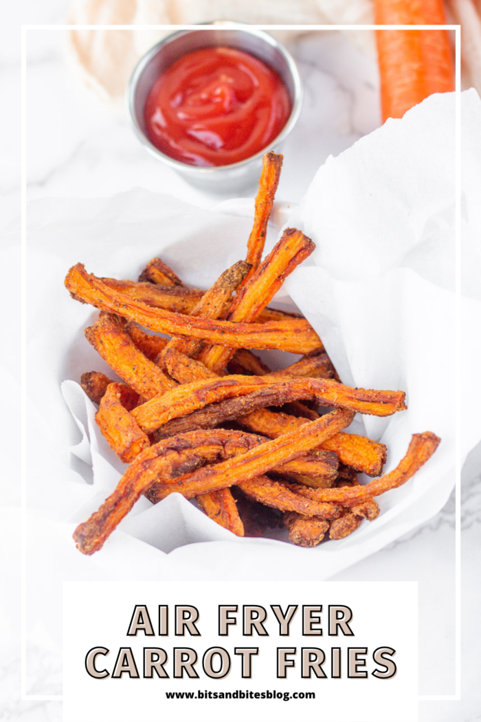 These healthy air fryer carrot fries are one of the best air fryer fries recipes. They are perfect for any weeknight dinner side dish recipe, and are one of the easiest ways to cook carrots!