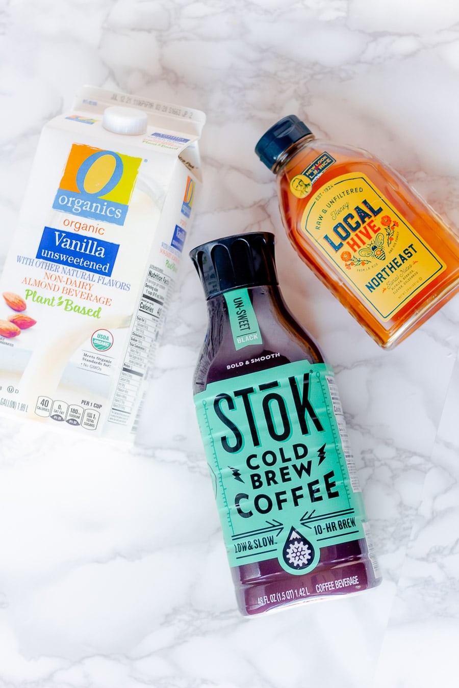 Starbucks Honey Almond Milk Cold Brew bits and bites