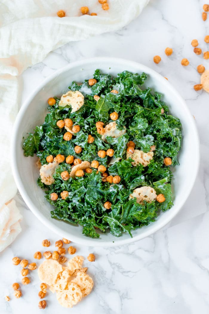 Trader Joe's Spicy Cashew Butter Dressing Recipes. I love a simple kale salad and this kale salad with air fryer chickpeas and parmesan crisps calls or caesar dressing, but it's phenomenal with the cashew butter dressing, too.