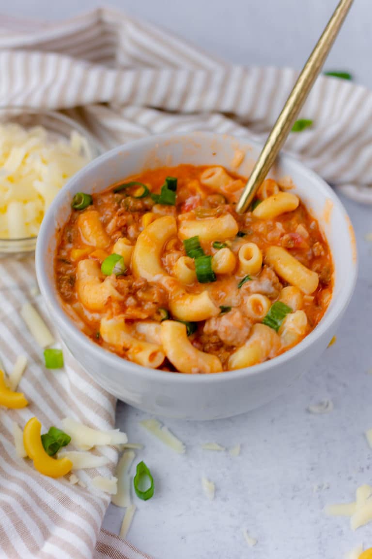 This easy homemade mac and cheese with gouda and cheddar is going to be your go-to recipe. Once you see how easy it is to make mac and cheese with a roux, you'll be obsessed with making this homemade mac and cheese on the stovetop.