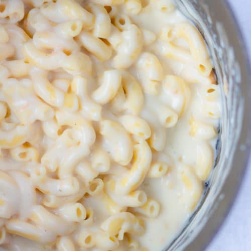 Homemade Mac and Cheese with Gouda and Cheddar bits and bites