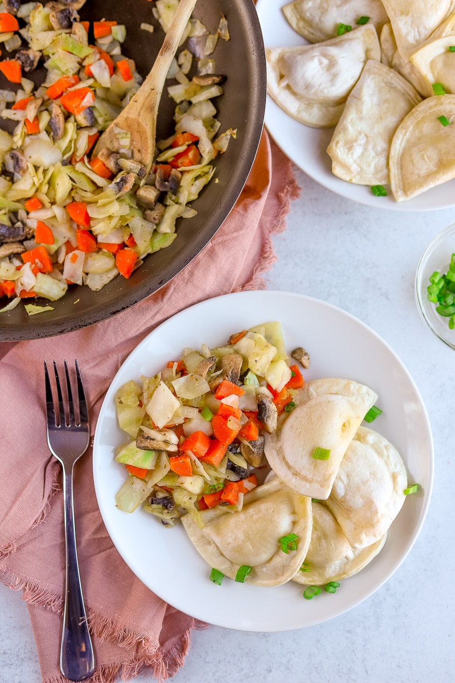 Air fryer outlet pierogies