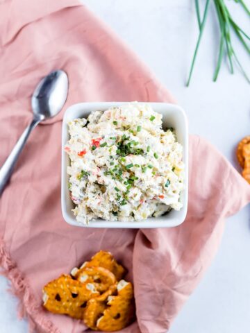 If you're from the Chicagoland area, you know exactly what giardiniera is. If you're not, welcome to the good life! This easy giardiniera dip will soon be a go-to appetizer recipe.