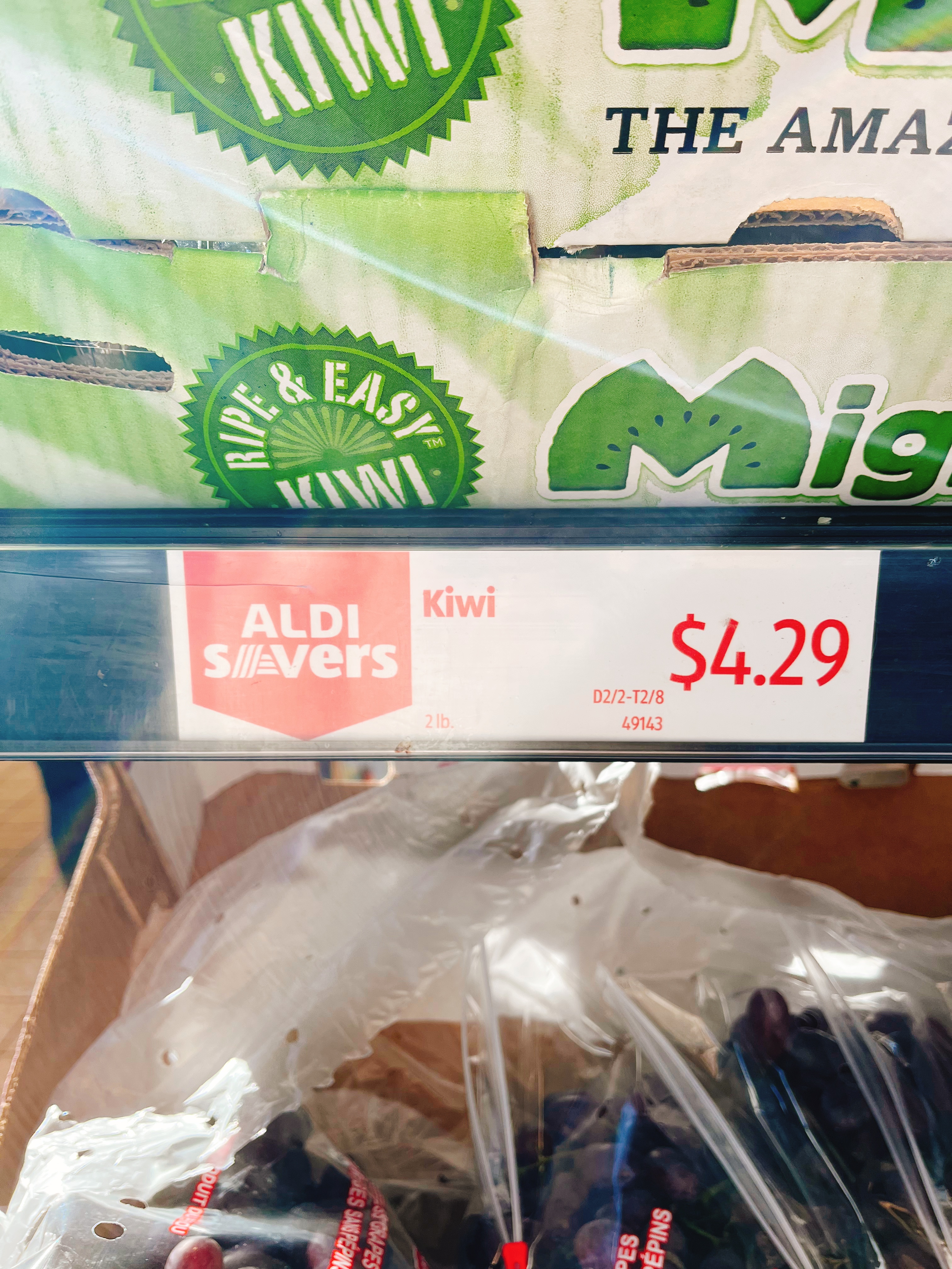 ALDI Savers tags are what's considered "on sale"