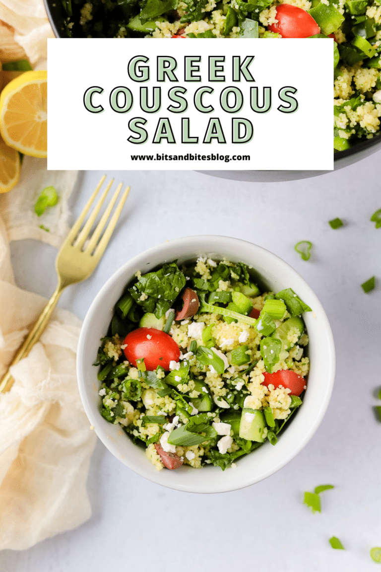 Refreshing Greek Salad with Couscous bits and bites