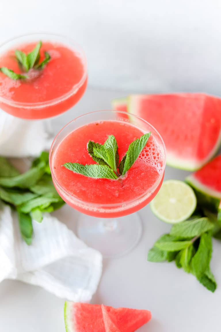 This watermelon vodka martini is such a refreshing summer vodka cocktail! Using fresh watermelon, it's the perfect cocktail to enjoy poolside, soaking in the summer sun.