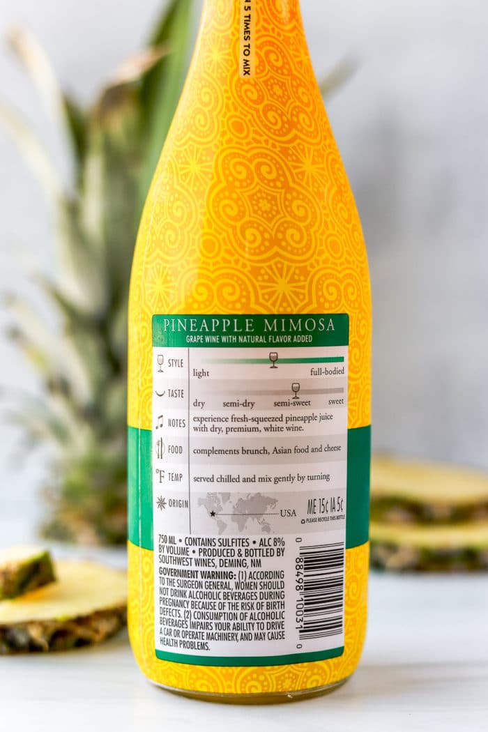 aldi pineapple mimosa alcohol content