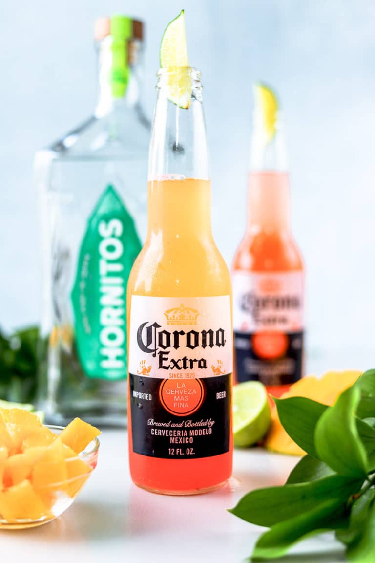 The Corona Sunrise was a huge hit on TikTok around Spring 2021. I'm revisiting this viral TikTok cocktail recipe for the upcoming summer season, it's such a perfect summer drink!