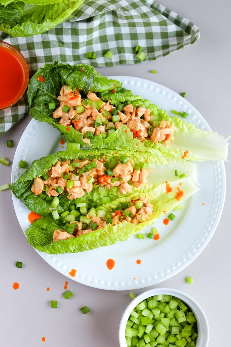 This healthy buffalo chicken salad with greek yogurt could arguably be the best chicken salad recipe! I love adding buffalo sauce for a kick, and if you love anything buffalo, you'll love this, too.