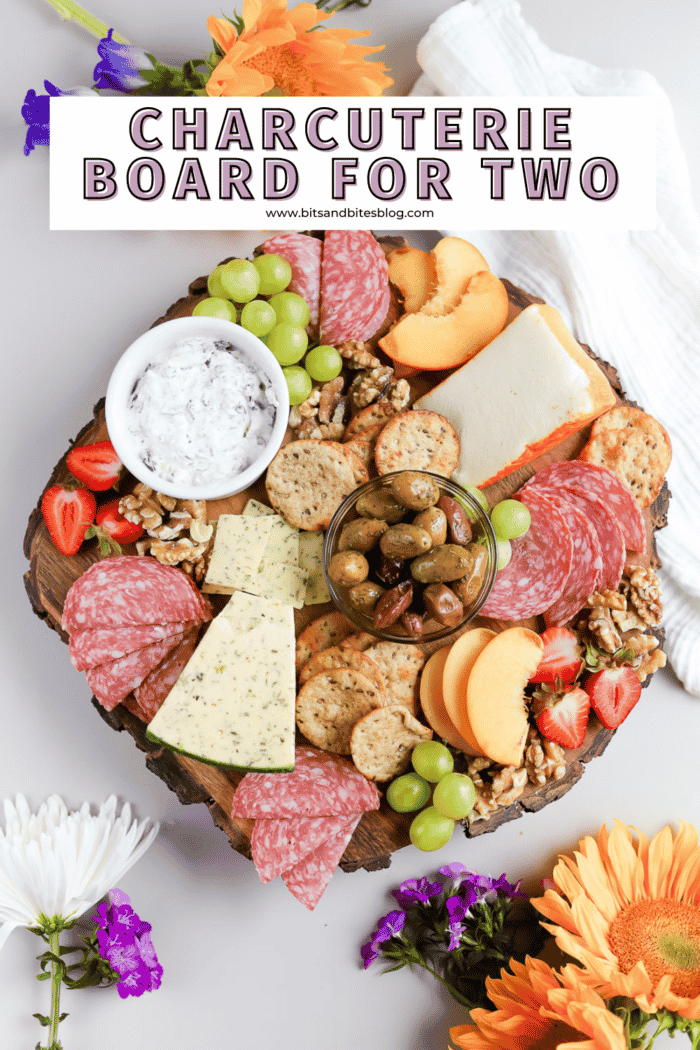 If you know me, you know I love a good charcuterie board. Sometimes it is fun to put together these huge displays, and other times, a small charcuterie board for two is all you need for a girls' night or date night.