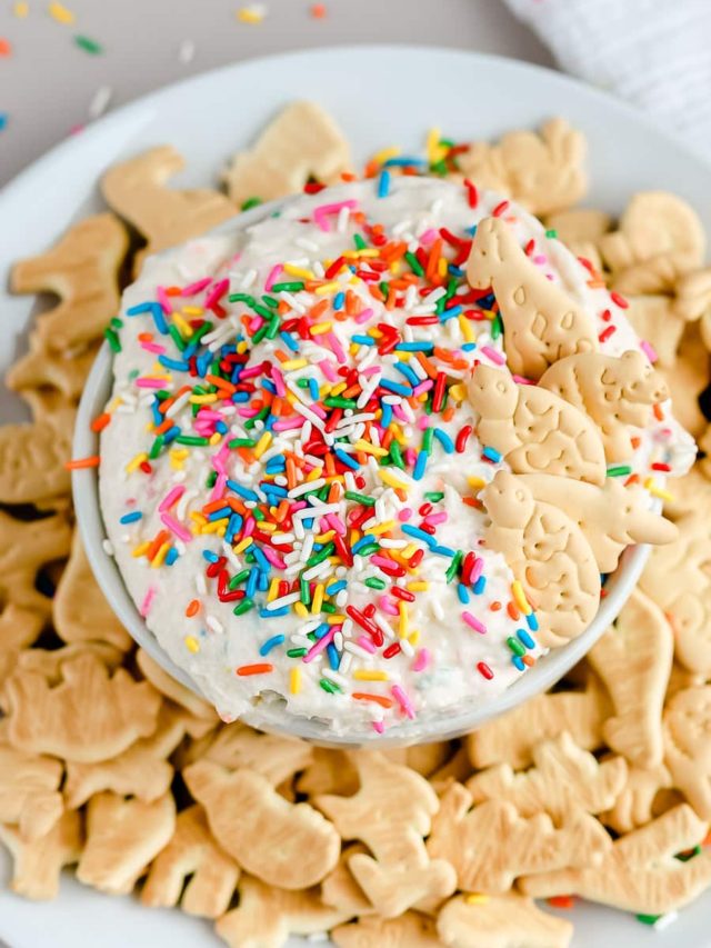 Homemade Dunkaroo Dip bits and bites