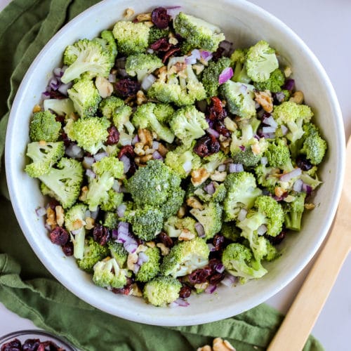 The Best Broccoli Crunch Salad Recipe - bits and bites