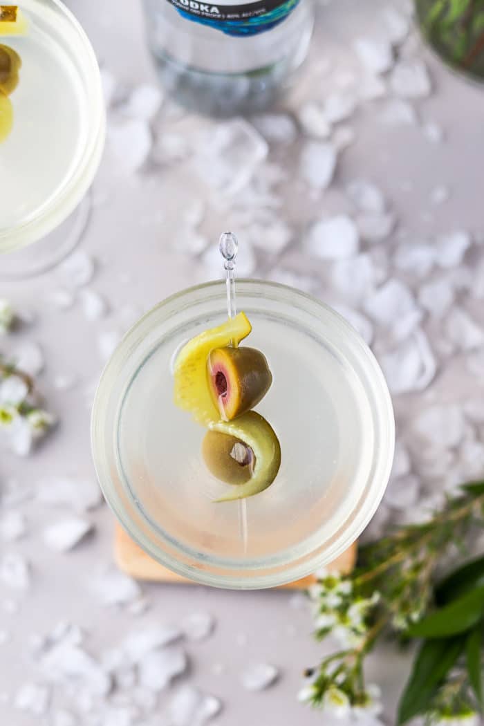 How do you make a dirty pickle? This pickle juice martini is the perfect martini recipe without olive juice!
