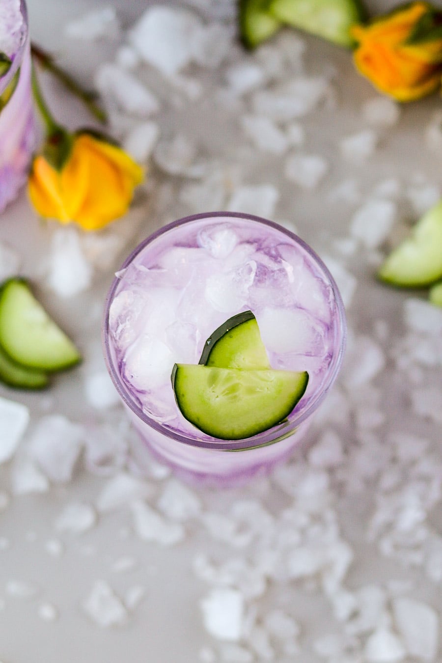 Empress Gin and Tonic with Elderflower bits and bites