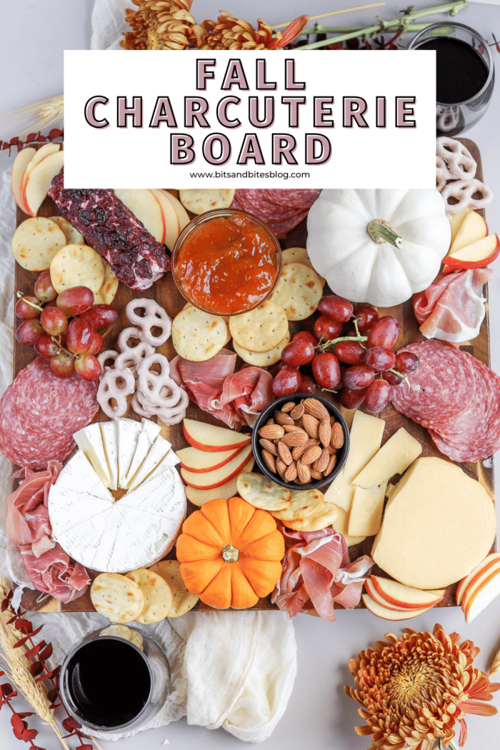 I love making seasonal charcuterie boards, and this fall charcuterie board is so perfect and full of fall flavors! It's easy to put together and you have a little bit of everything.