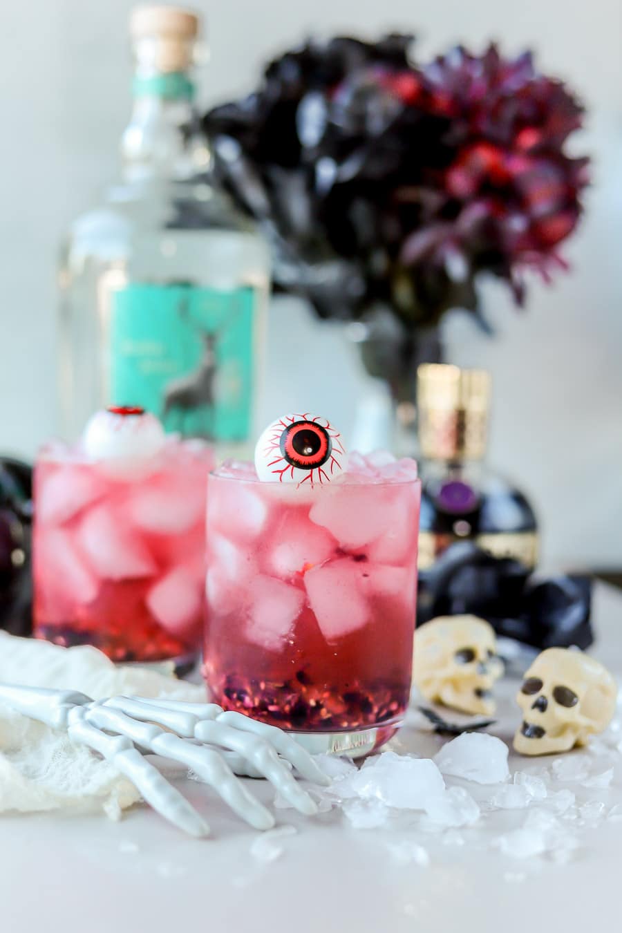 Spooky Halloween Margarita Recipe with Chambord - bits and bites