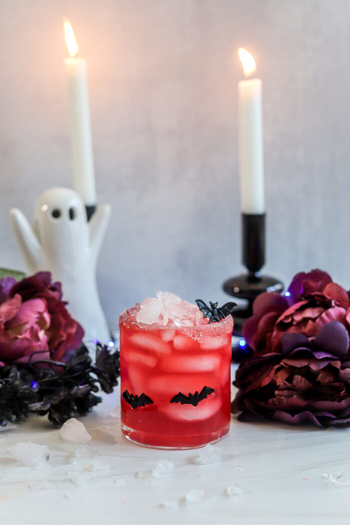 halloween margarita with chambord