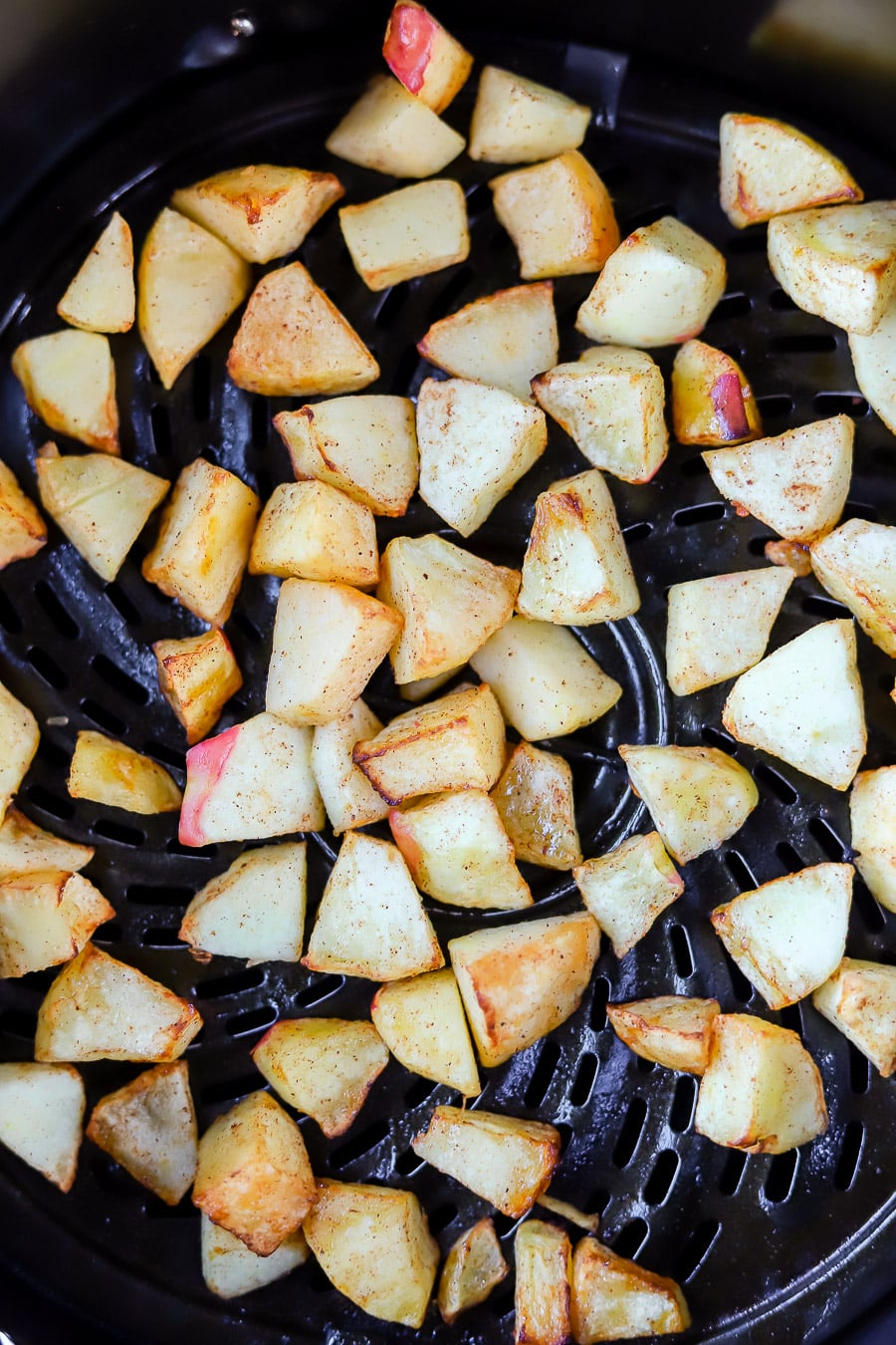 Air Fryer Apples and Brown Sugar bits and bites