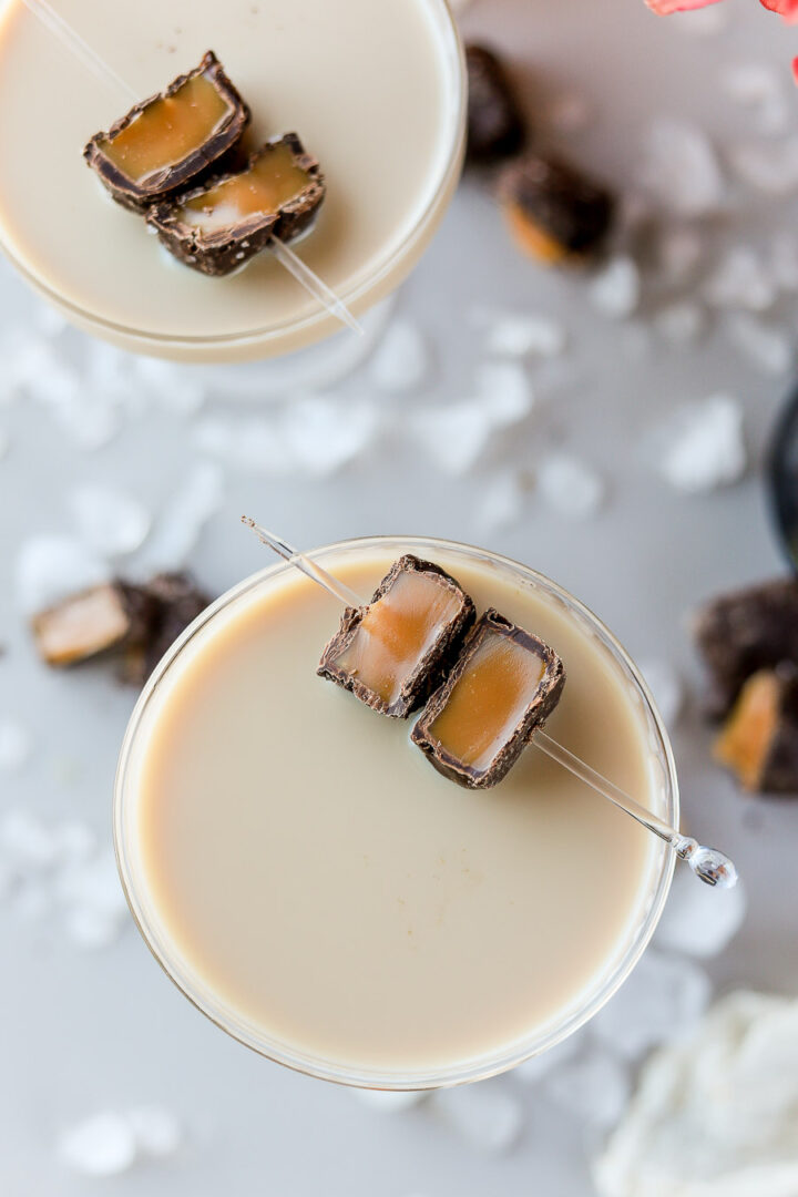 Salted Caramel Martini - Bits And Bites