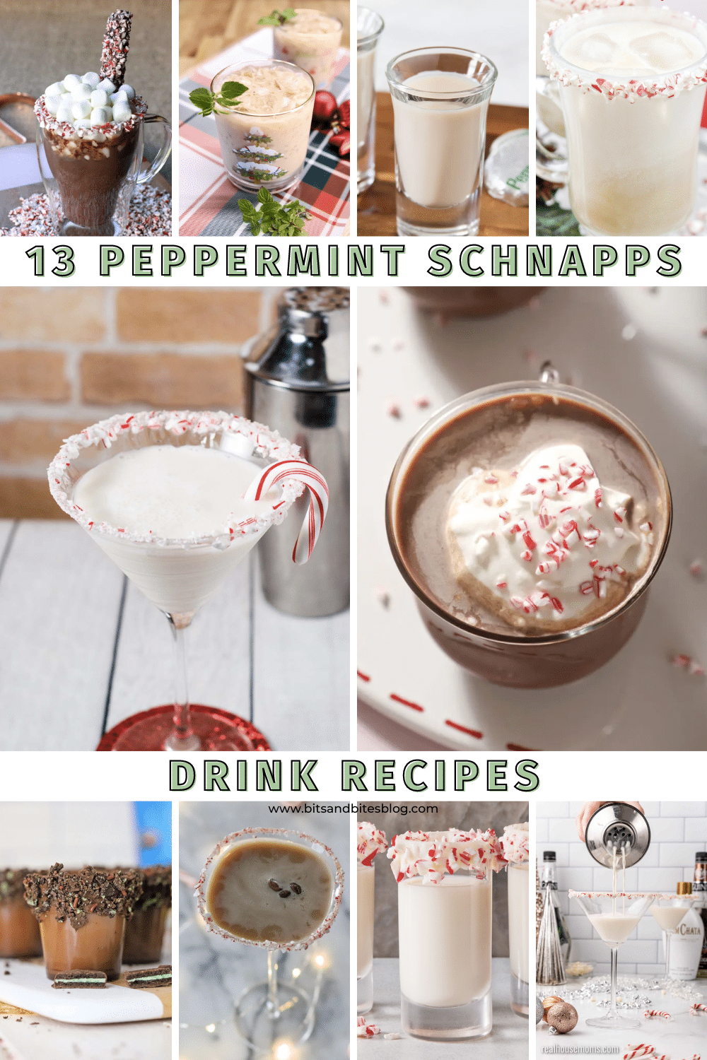 13 Peppermint Schnapps Drinks for the Holidays bits and bites