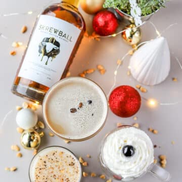 Is it truly the holidays without some nuts? No, we’re not talking about that family member. We’re talking about 3 holiday cocktails to make with Skrewball. These are so simple and perfect for any party.