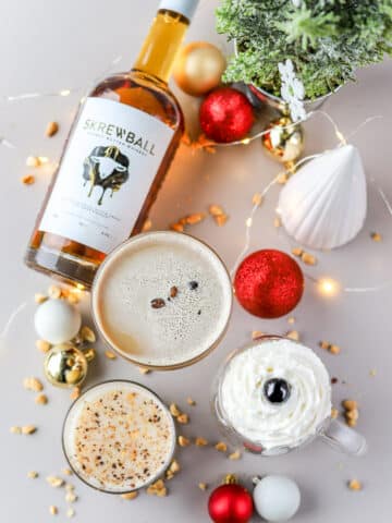 Is it truly the holidays without some nuts? No, we’re not talking about that family member. We’re talking about 3 holiday cocktails to make with Skrewball. These are so simple and perfect for any party.
