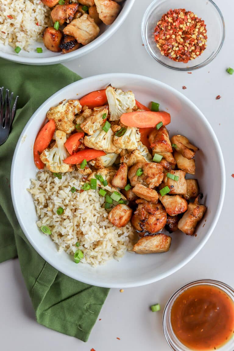 This air fryer chicken teriyaki recipe is so flavorful and delicious! With a few simple ingredients, you'll love this easy dinner recipe. Let's make it.