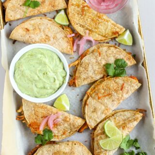 crispy chicken tacos