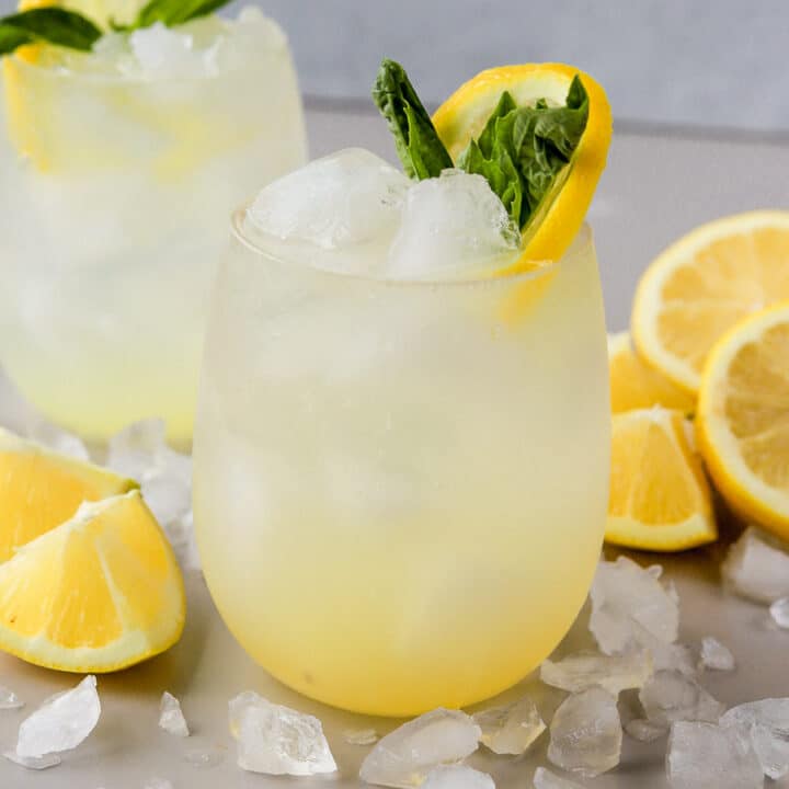 Lemon Vodka Spritzer - bits and bites