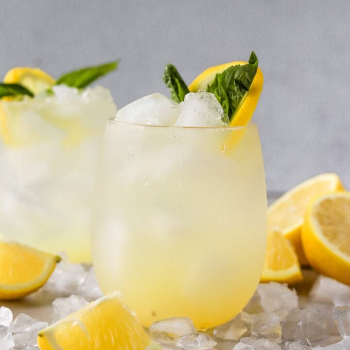 lemon vodka spritzer