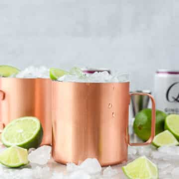 This tequila mule aka a Mexican mule recipe is one of my favorite tequila cocktails. It's crisp, refreshing and with a few simple ingredients, it's so easy to make at home!