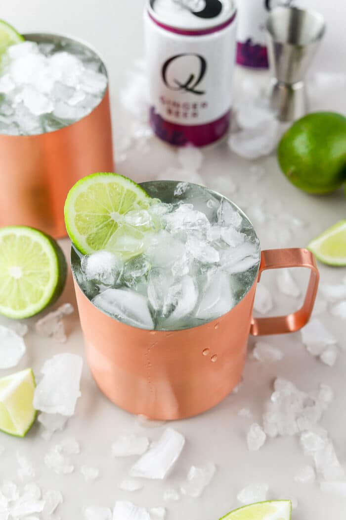 This tequila mule aka a Mexican mule recipe is one of my favorite tequila cocktails. It's crisp, refreshing and with a few simple ingredients, it's so easy to make at home! Let's make it.