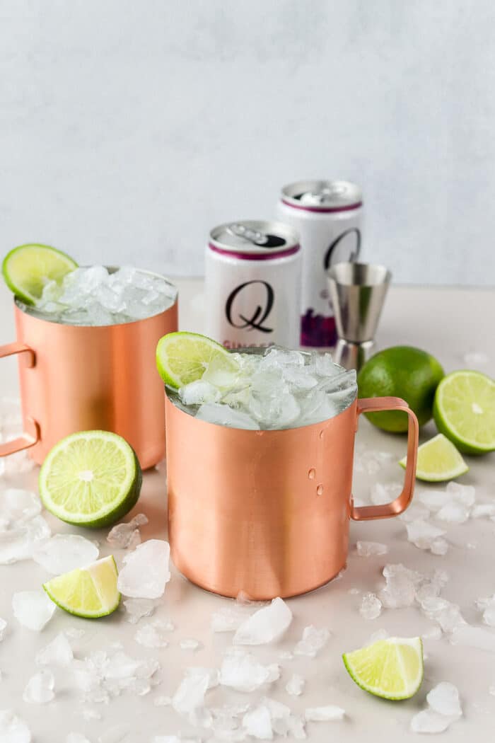 This tequila mule aka a Mexican mule recipe is one of my favorite tequila cocktails. It's crisp, refreshing and with a few simple ingredients, it's so easy to make at home! Let's make it.