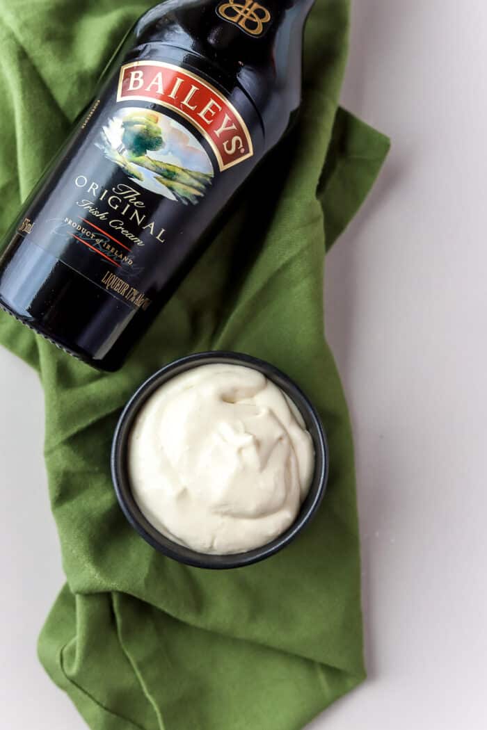 Bailey's whipped cream is so perfect for St. Patrick's Day. It's such an easy recipe and it goes with so much! Here's how to make it for all of your festivities.