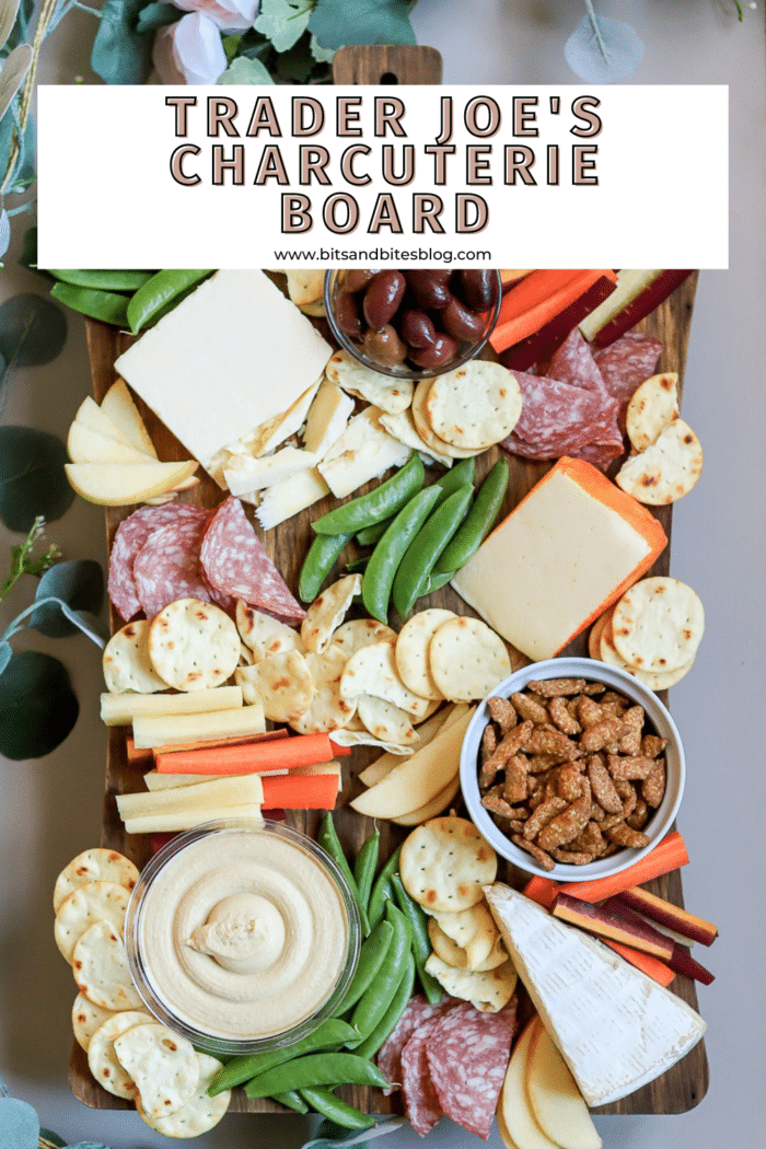 I love Trader Joe's charcuterie board for an easy appetizer.