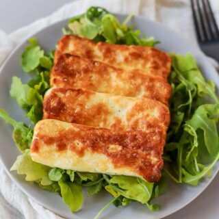 air fryer halloumi