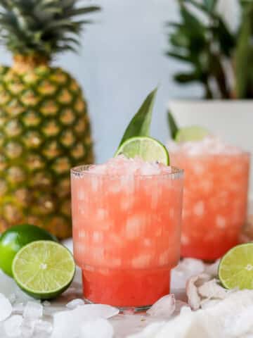This pineapple vodka cocktail is one of my favorite summertime drinks.