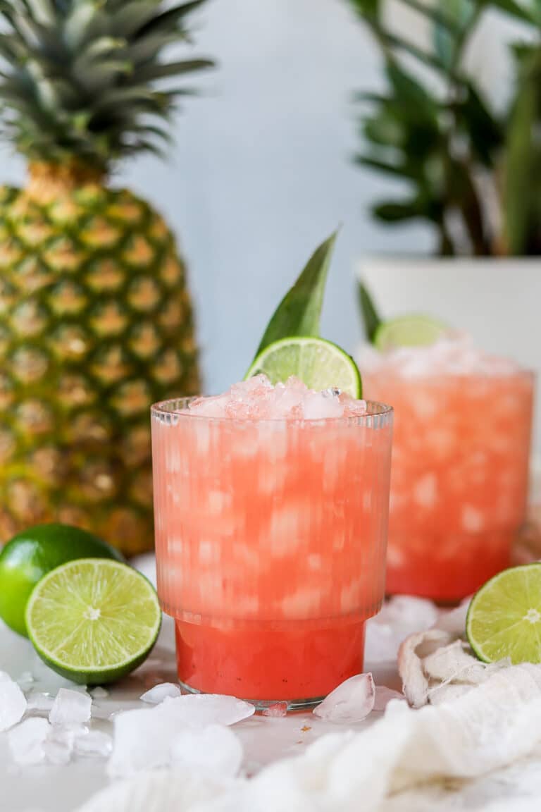 This pineapple vodka cocktail is one of my favorite summertime drinks.